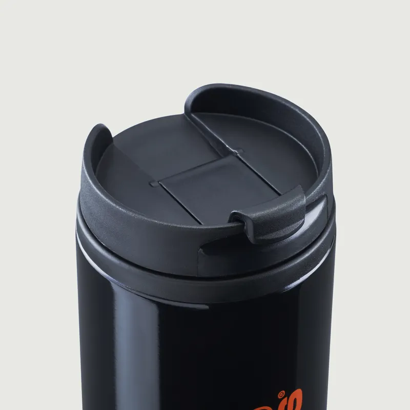 JayJays Mohave Travel Mug - Black And Orange-1